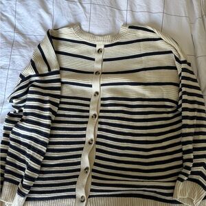 Madewell, oversized striped sweater, 3X